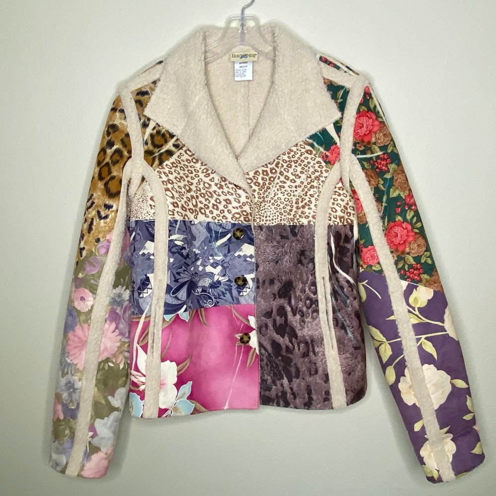 TRAVELSMITH Sherpa 'Patchwork' Style Jacket